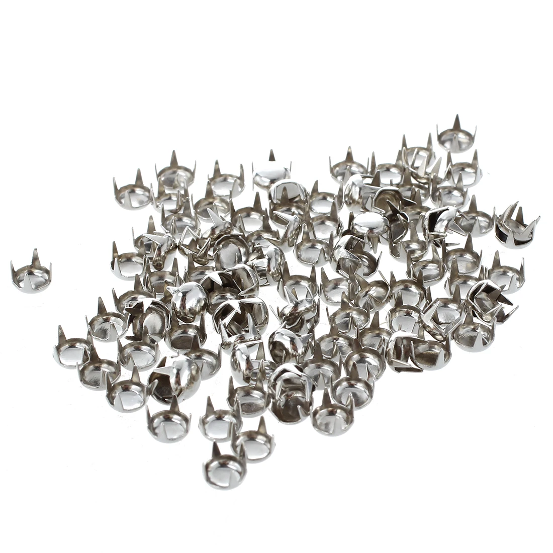 100x6 мм заклепки Металлические DIY круглые шипы серебро | Обустройство