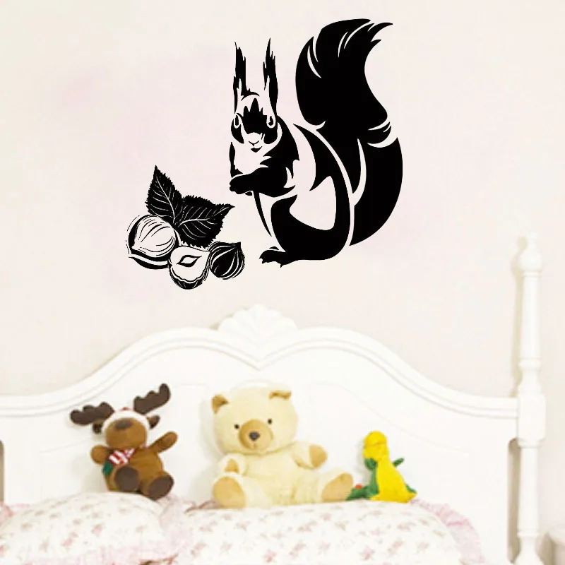 ZOOYOO Animals Wall Decals Squirrel Eating Nuts Kids Rooms Kitchen Decorations Wall Stickers Home Design
ZOOYOO Animals Wall Decals Squirrel Eating Nuts Kids Rooms Kitchen Decorations Wall Stickers Home Design