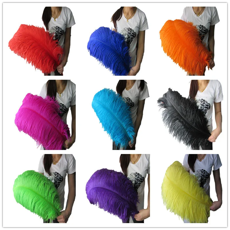 Wholasale 100pcs Elegant Natural Ostrich Feathers 60-65cm For Craft Wedding Party Supplies Carnival Dancer Decoration Plumages
Wholasale 100pcs Elegant Natural Ostrich Feathers 60-65cm For Craft Wedding Party Supplies Carnival Dancer Decoration Plumages