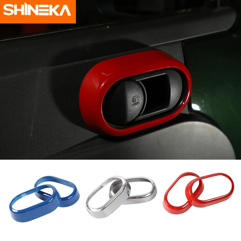 SHINEKA Interior Mouldings ABS Car Door Handle Bowl Doorknob Decoration Cover Sticker For Jeep Wrangler JK 2007-2010 Accessories
SHINEKA Interior Mouldings ABS Car Door Handle Bowl Doorknob Decoration Cover Sticker For Jeep Wrangler JK 2007-2010 Accessories