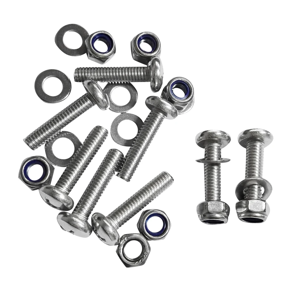 Maine 8 Pieces Dinghy Kayak Canoe Boat Stainless Steel Screws Nuts Washers Hardware Kit for Vehicle Fishing Boat Accessory Tool
Maine 8 Pieces Dinghy Kayak Canoe Boat Stainless Steel Screws Nuts Washers Hardware Kit for Vehicle Fishing Boat Accessory Tool