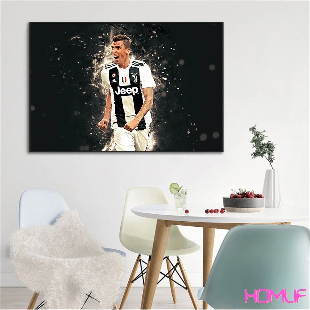 Алмазная вышивка крестиком Криштиано Роналду Dybala Mandzukic мозаика стразы | Дом и сад