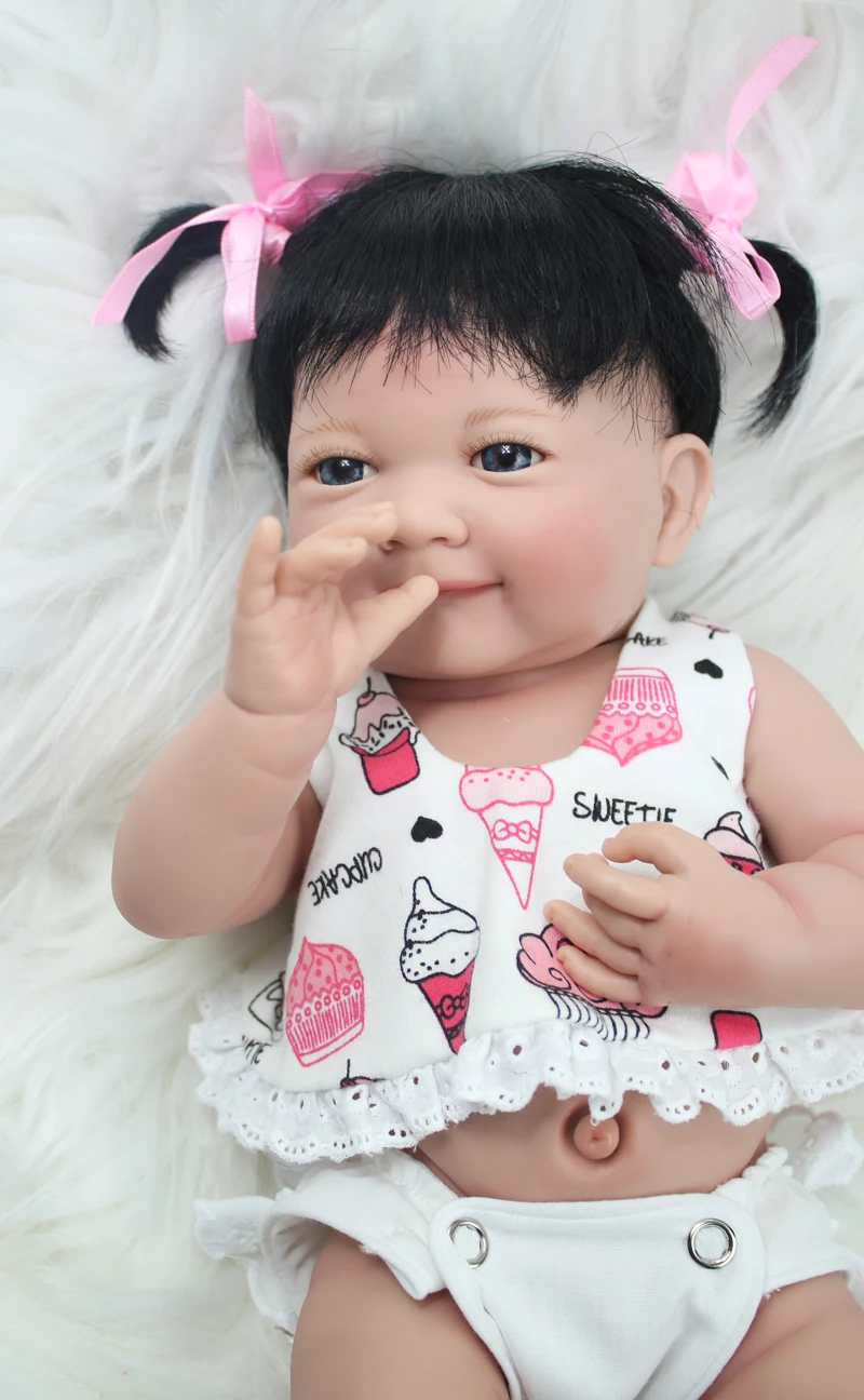 35cm Full Silicone Body Reborn Baby Doll Toys Lifelike 14inch Mini Vinyl Princess Smile Girl Babies Doll Birthday Gift Bathe Toy
35cm Full Silicone Body Reborn Baby Doll Toys Lifelike 14inch Mini Vinyl Princess Smile Girl Babies Doll Birthday Gift Bathe Toy