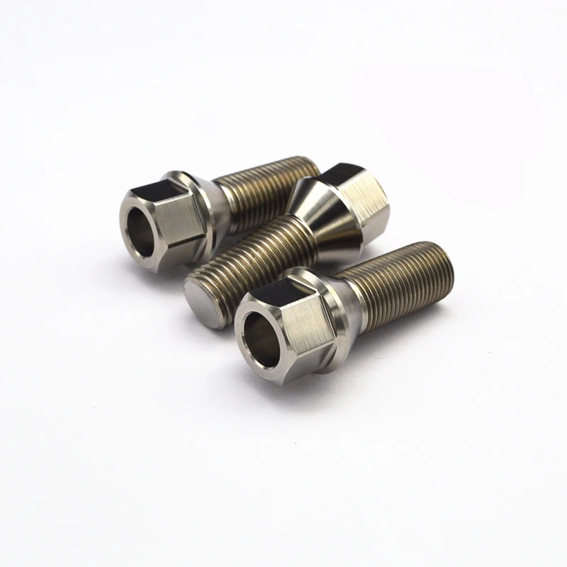 5pc/lot Titanium alloy M14*1.5*28mm Hub titanium alloy screw Pitch 1.5mm Car wheel screw
5pc/lot Titanium alloy M14*1.5*28mm Hub titanium alloy screw Pitch 1.5mm Car wheel screw