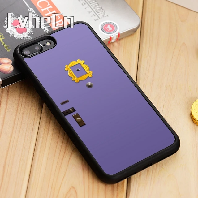 LvheCn друзья ТВ дверь телефон чехол для iPhone 5 6 s 7 8 plus 11 12 Pro X XR XS Max Samsung Galaxy S6 S7 edge S8 S9