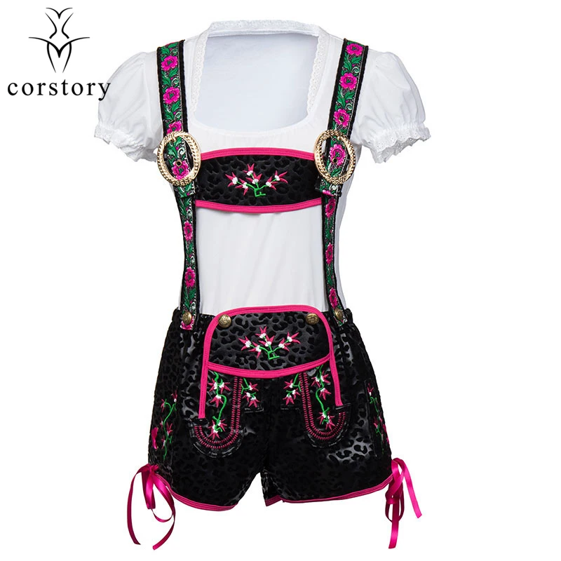 Corstory Oktoberfest Beer Festival October Sexy Lederhosen And Suspenders Cosplay Beer Maid Party Female Oktoberfest Uniform
Corstory Oktoberfest Beer Festival October Sexy Lederhosen And Suspenders Cosplay Beer Maid Party Female Oktoberfest Uniform