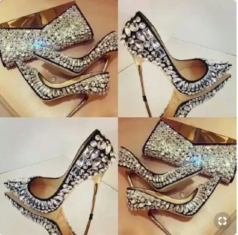 Bling Bling Rhinestone Pumps Pointed Toe Gold Heels Pumps Women Shoes Banquet Luxury Gold Heels Wedding Shoes Bride
Bling Bling Rhinestone Pumps Pointed Toe Gold Heels Pumps Women Shoes Banquet Luxury Gold Heels Wedding Shoes Bride