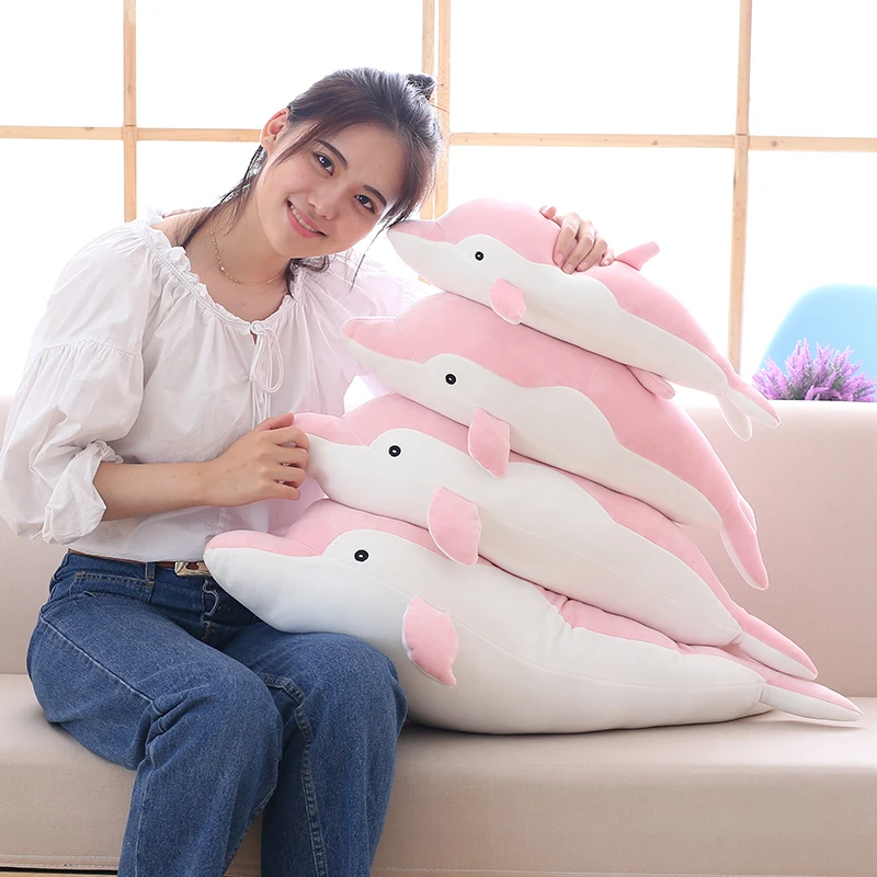 50/60/70 Cm Soft Stuffed Olphin Plush Toy Soft Pillow Cute Cartoon Ocean Animal Dolphin Cushion Doll For Kids Children's Gift
50/60/70 Cm Soft Stuffed Olphin Plush Toy Soft Pillow Cute Cartoon Ocean Animal Dolphin Cushion Doll For Kids Children's Gift