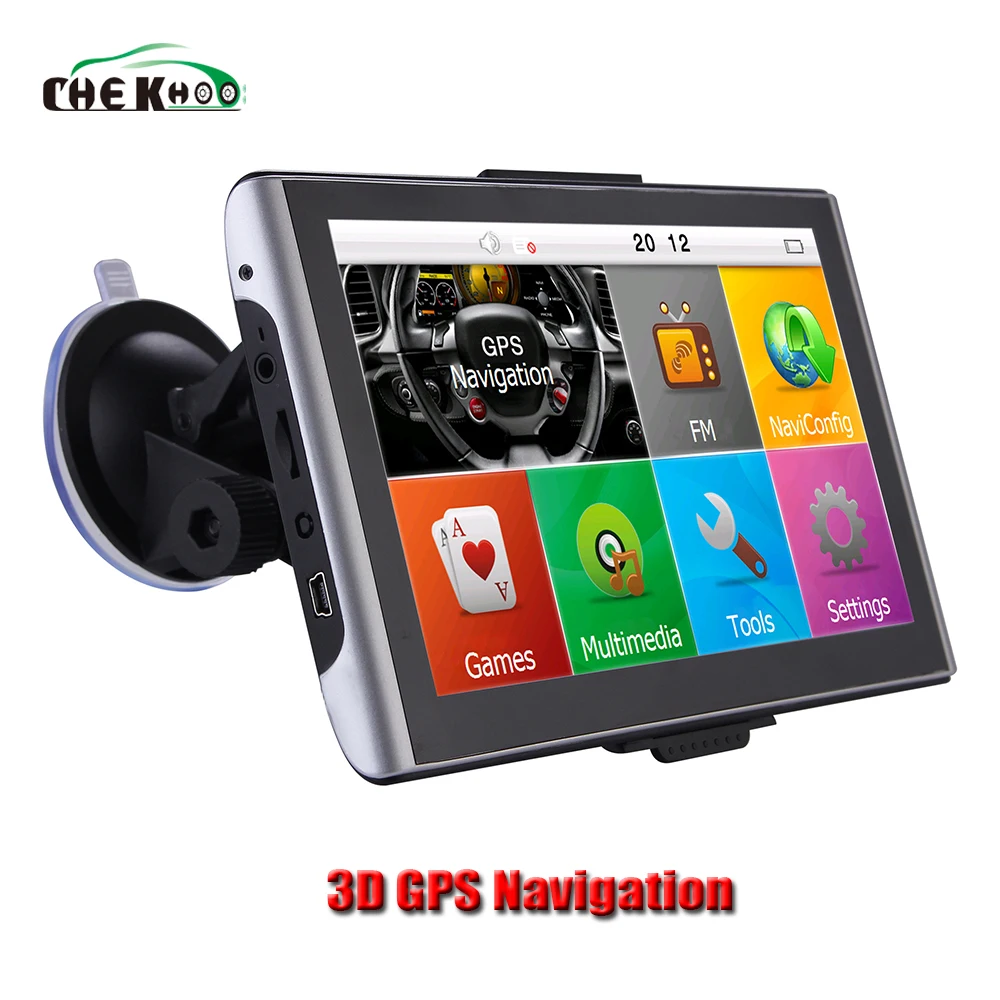 Универсальный 7 ми дюймовый gps навигатор для машины навигации FM Bluetooth AVIN Navitel