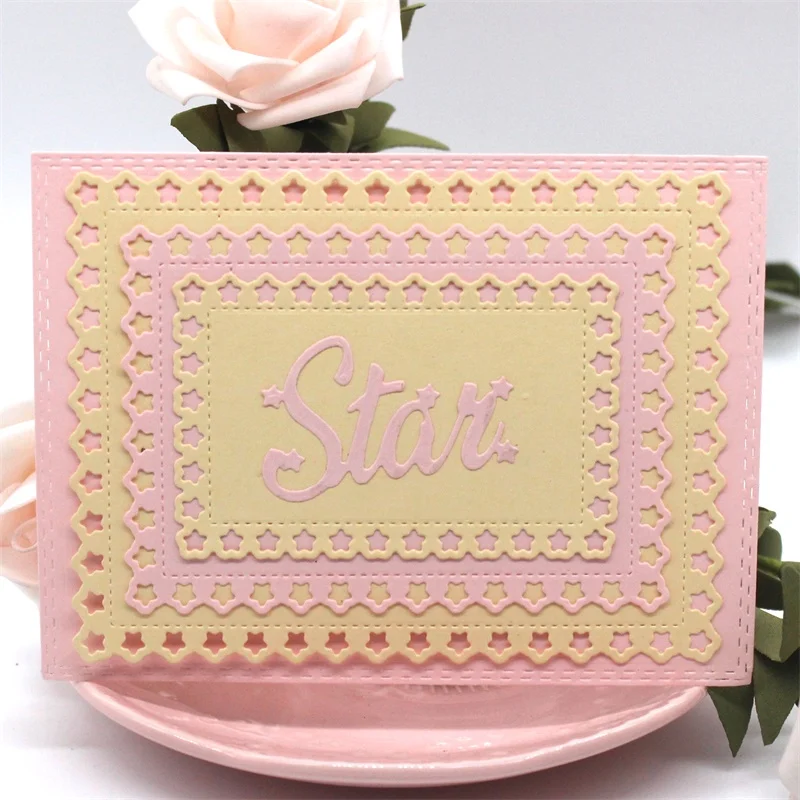 ZFPARTY Stars Rectangle frame Metal Cutting Dies Stencils for DIY Scrapbooking/photo album Decorative Embossing DIY Paper Cards
ZFPARTY Stars Rectangle frame Metal Cutting Dies Stencils for DIY Scrapbooking/photo album Decorative Embossing DIY Paper Cards