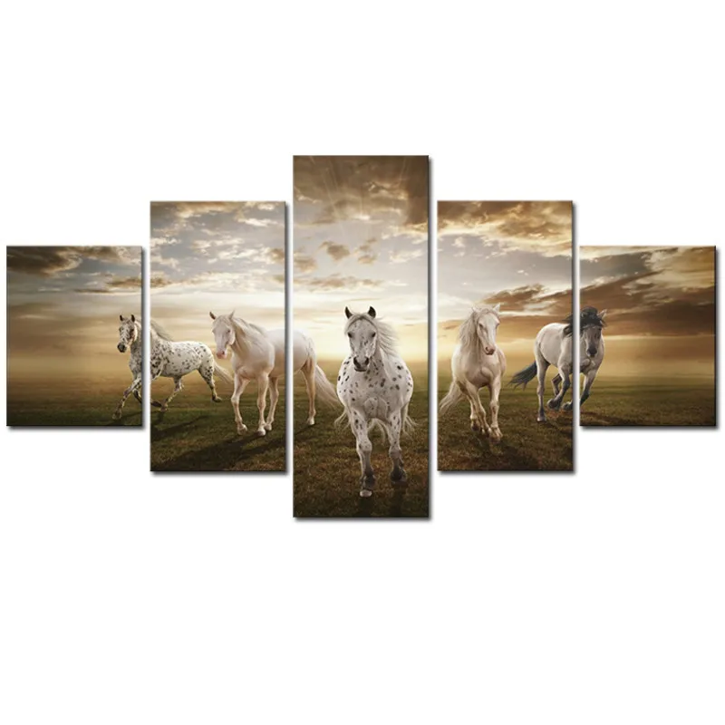 Framed 5 pcs High Quality Cheap Art Pictures Running Horse series HD Modern Home Wall Decor Abstract Canvas Print Oil Painting
Framed 5 pcs High Quality Cheap Art Pictures Running Horse series HD Modern Home Wall Decor Abstract Canvas Print Oil Painting