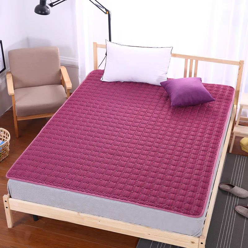 Double-faced 4D Air-permeable Gridding Soft Mattress Cover Washable Bedspread Home Bedding Sheet 1.2m/1.5m/1.8/2m Bed Wine White
Double-faced 4D Air-permeable Gridding Soft Mattress Cover Washable Bedspread Home Bedding Sheet 1.2m/1.5m/1.8/2m Bed Wine White