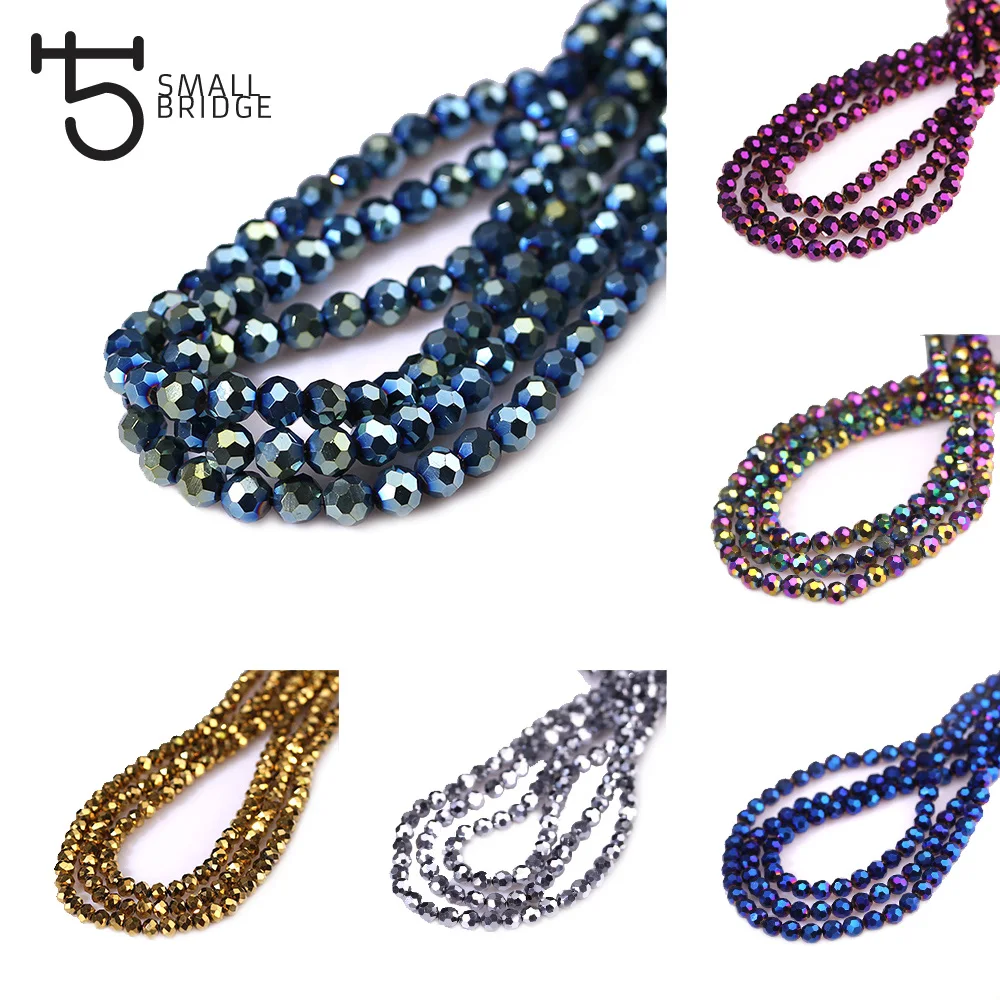 4 6 8mm Silver colour Plating Ball Crystal Beads for Jewelry Making Bracelet Diy Perles Loose Faceted Glass Bead Wholesale Z169
4 6 8mm Silver colour Plating Ball Crystal Beads for Jewelry Making Bracelet Diy Perles Loose Faceted Glass Bead Wholesale Z169