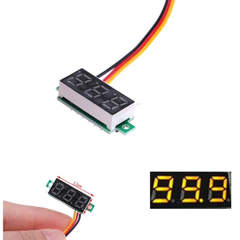 1pc Portable Mini Digital Voltmeter Voltage Tester Meter 0.28 Inch 0-100V LED Screen Electronic Parts Accessories
1pc Portable Mini Digital Voltmeter Voltage Tester Meter 0.28 Inch 0-100V LED Screen Electronic Parts Accessories