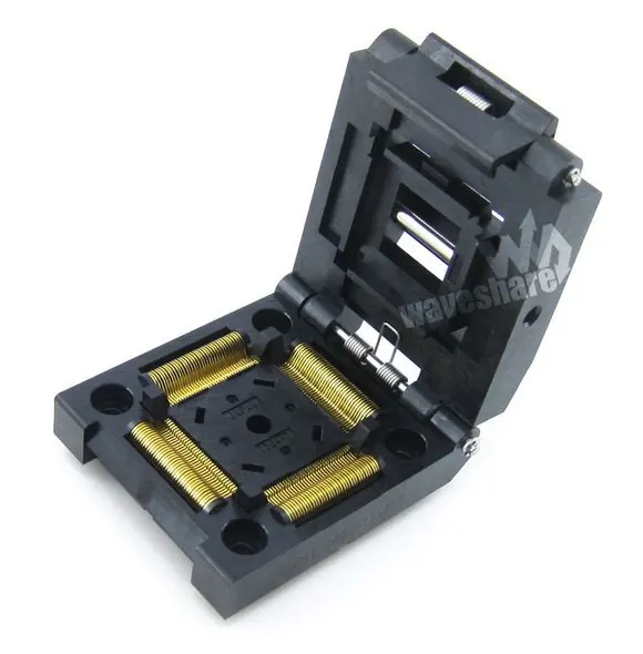 QFP144 TQFP144 FQFP144 PQFP144 IC51-1444-1354-7 Yamaichi QFP IC Test Burn-in Socket Programming Adapter 0.5mm Pitch 
QFP144 TQFP144 FQFP144 PQFP144 IC51-1444-1354-7 Yamaichi QFP IC Test Burn-in Socket Programming Adapter 0.5mm Pitch