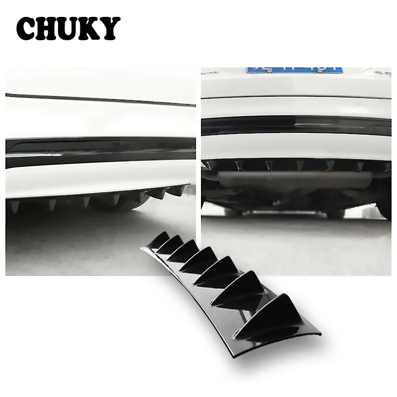 CHUKY Car Rear Bumper Chassis Shark Fin 7 Wings Deflector Modified Spoiler For Audi a3 a4 b6 b8 b7 b5 a6 Volkswagen VW Polo Golf
CHUKY Car Rear Bumper Chassis Shark Fin 7 Wings Deflector Modified Spoiler For Audi a3 a4 b6 b8 b7 b5 a6 Volkswagen VW Polo Golf