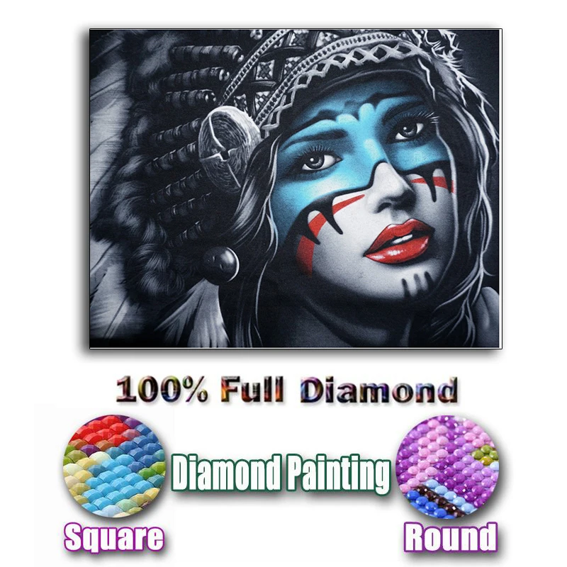 Full Square/Round Drill 5D DIY Diamond Painting "Indian girl" 3D Embroidery Cross Stitch 5D Home Decor Art gift
Full Square/Round Drill 5D DIY Diamond Painting "Indian girl" 3D Embroidery Cross Stitch 5D Home Decor Art gift