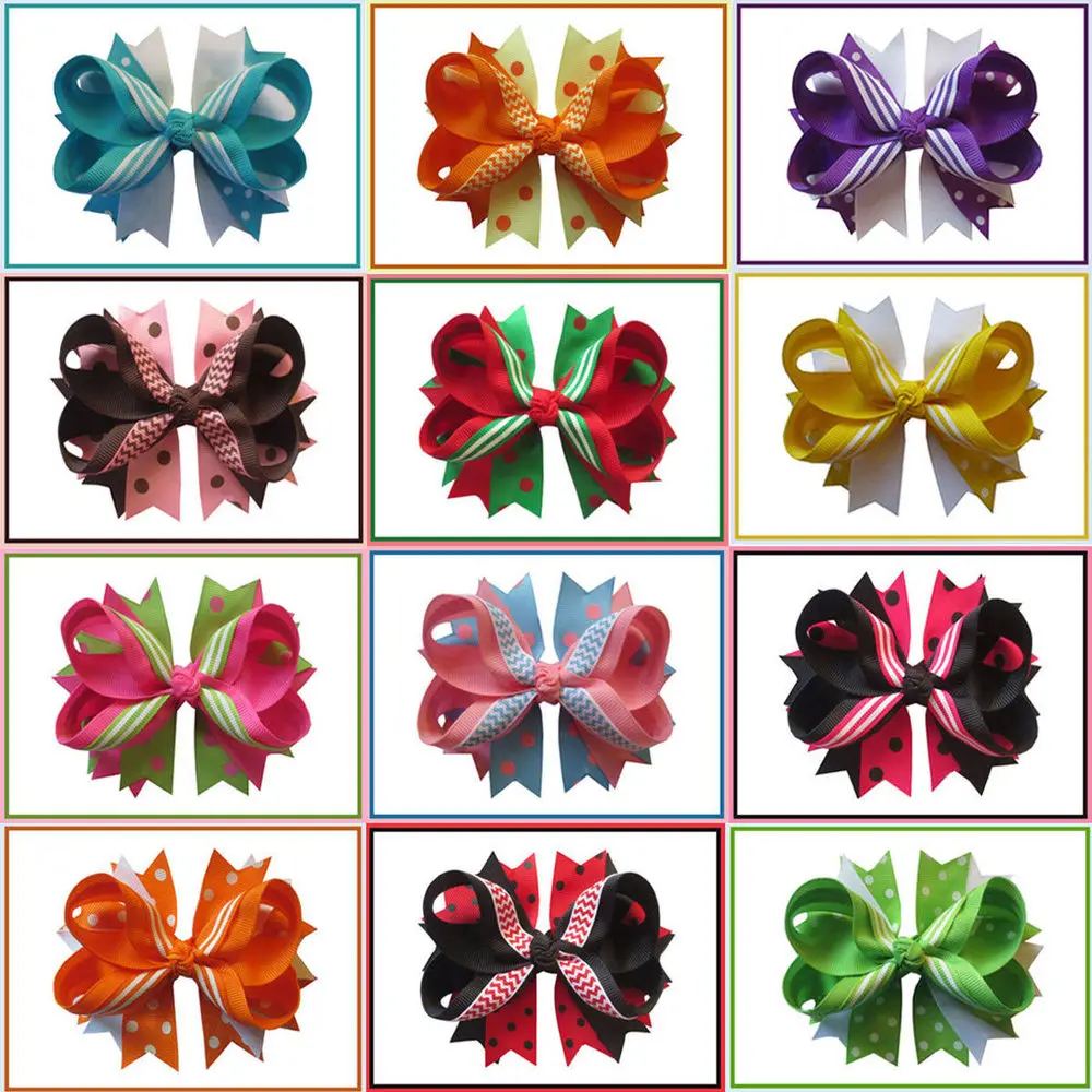 Free Shipping 18pcs 4,5" Boutique Hair Bows Girls Kids Children Alligator Clip Grosgrain Ribbon Headbands 100 Color
Free Shipping 18pcs 4,5" Boutique Hair Bows Girls Kids Children Alligator Clip Grosgrain Ribbon Headbands 100 Color