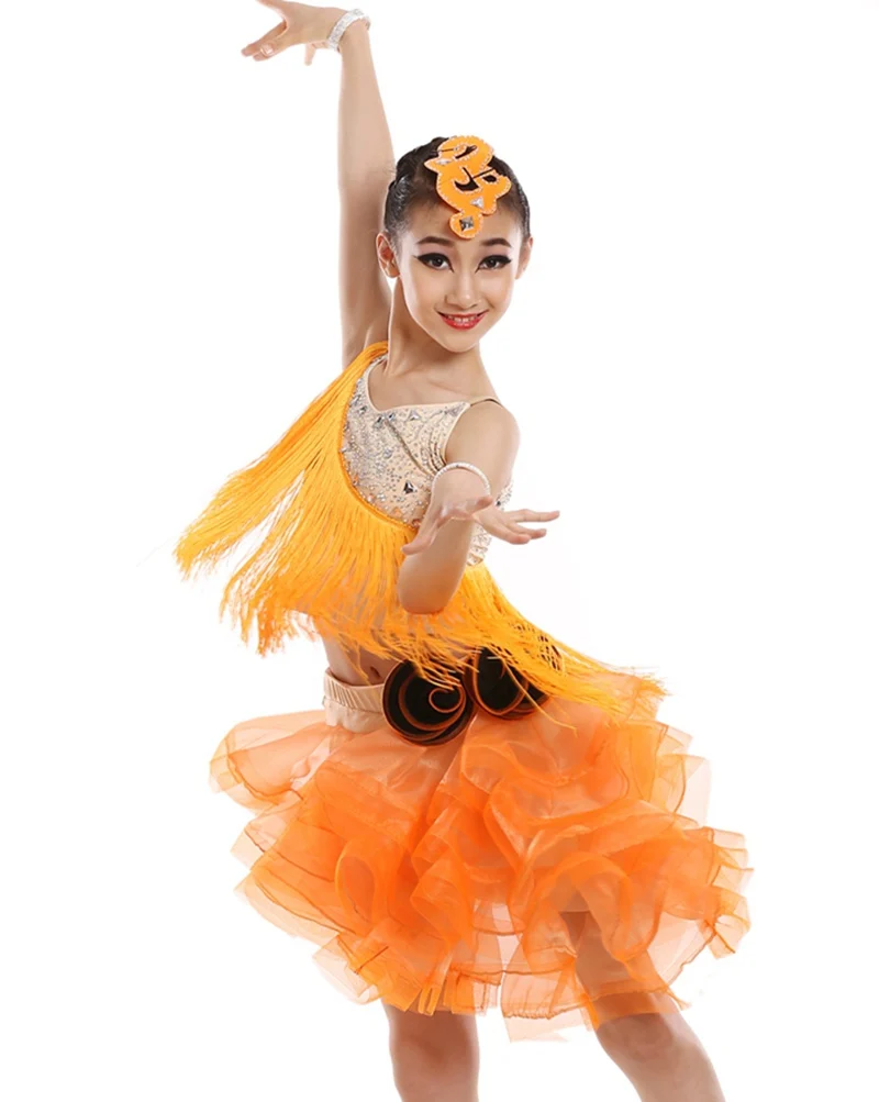 customize children Latin dance performance costumes professional woman tassel sequined Rumba Samba tango dance competition dress
customize children Latin dance performance costumes professional woman tassel sequined Rumba Samba tango dance competition dress
