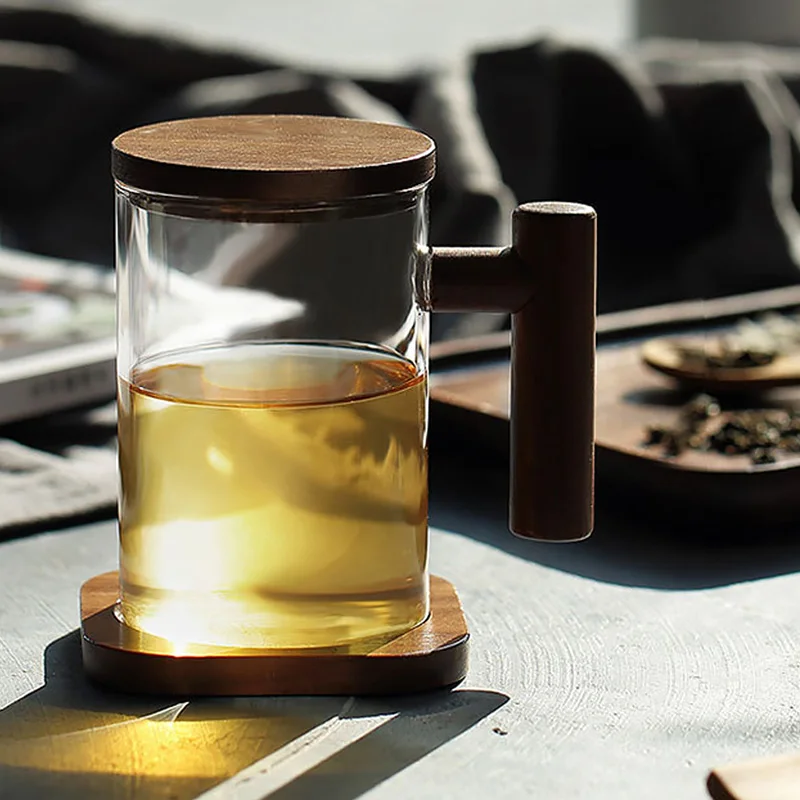 Heat-resistant Thick Glass Cup Tea Separation Filter Tea Cup With Lid Home High Borosilicate Glass Tea Straight Body Cup AA
Heat-resistant Thick Glass Cup Tea Separation Filter Tea Cup With Lid Home High Borosilicate Glass Tea Straight Body Cup AA