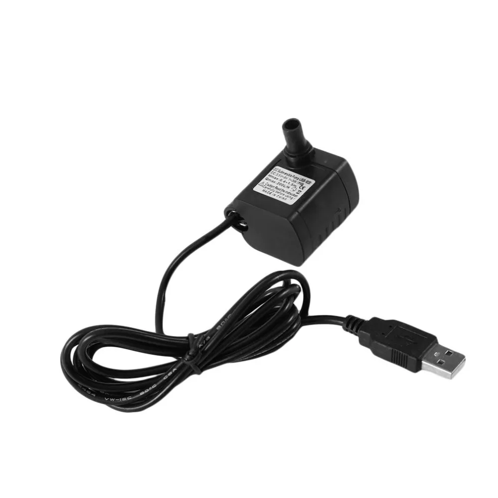 DC 3 5-9 V 3W USB бесколлекторный погружной водяной насос мини аквариум пейзаж фонтан