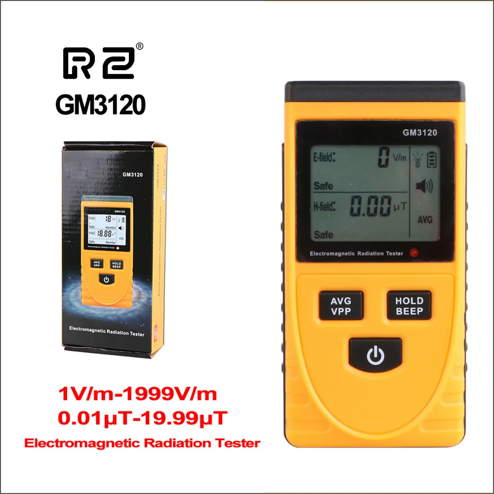 RZ Electromagnetic Radiation Dosimeter Detector Emf Meter Portable Geiger Counter Electric Field Emission Using For Computer
RZ Electromagnetic Radiation Dosimeter Detector Emf Meter Portable Geiger Counter Electric Field Emission Using For Computer