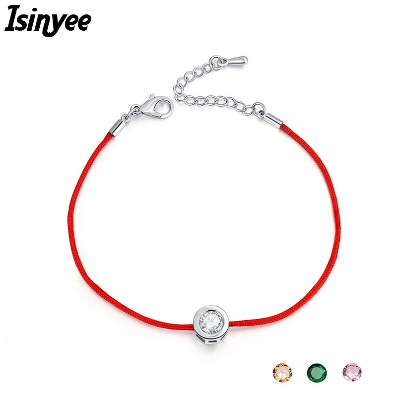 ISINYEE Fashion Red String Thread Rope Bracelet Small Cubic Zirconia CZ Minimalist Bracelets For Women Handmade Crystal Jewelry
ISINYEE Fashion Red String Thread Rope Bracelet Small Cubic Zirconia CZ Minimalist Bracelets For Women Handmade Crystal Jewelry