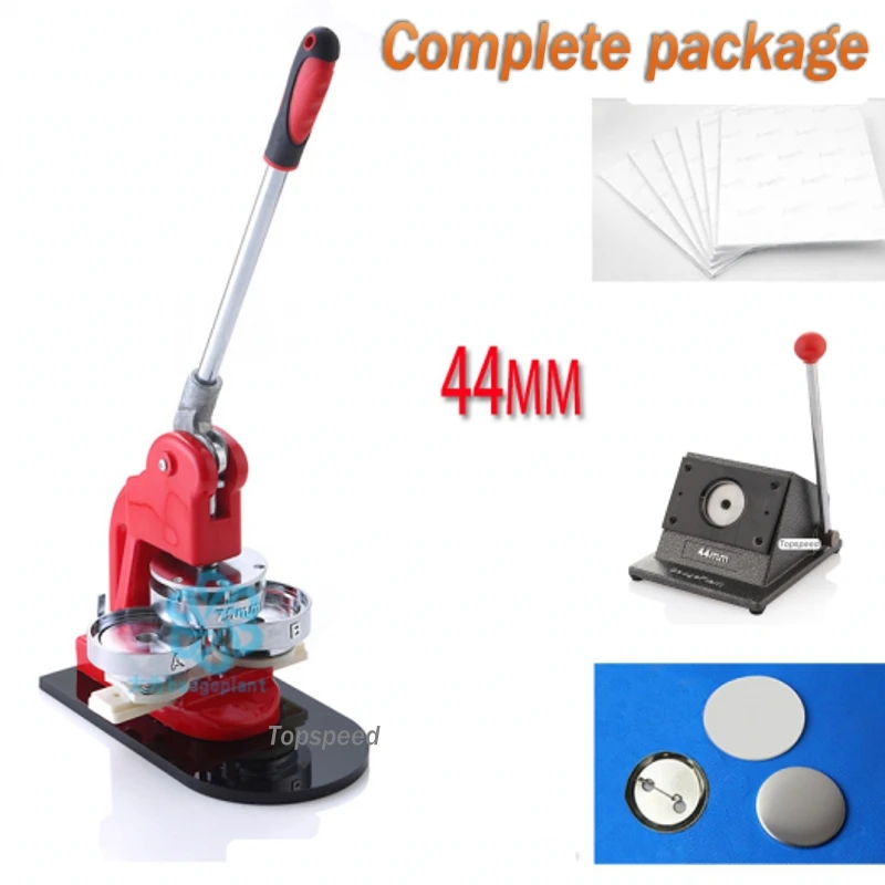 Button Maker Machine 44mm + 1000Sets Accessories + One 44mm Badge Image Cutter Combo Package
Button Maker Machine 44mm + 1000Sets Accessories + One 44mm Badge Image Cutter Combo Package
