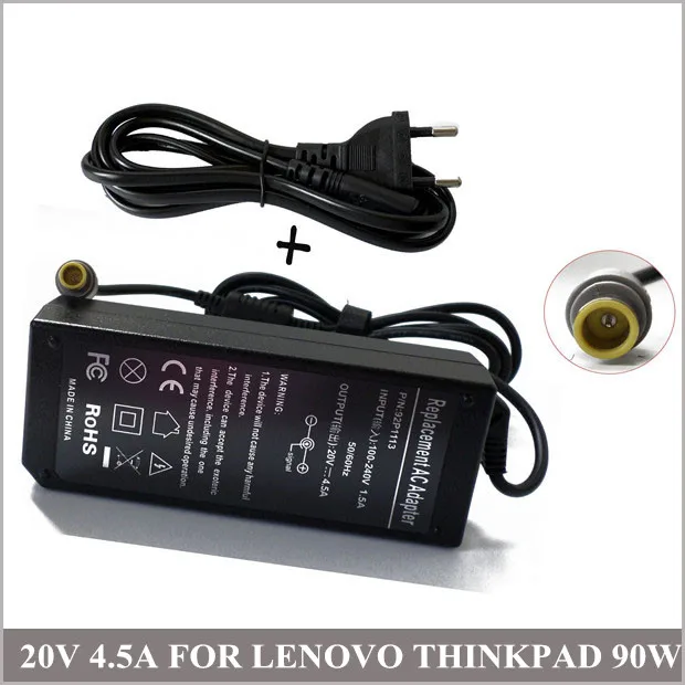 New 20V 4.5A 90W AC Adapter Power Charger Universal Laptop Power Adapter For IBM Lenovo ThinkPad 42T4429 42T4430
New 20V 4.5A 90W AC Adapter Power Charger Universal Laptop Power Adapter For IBM Lenovo ThinkPad 42T4429 42T4430