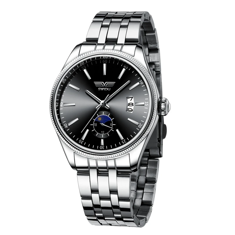 Mens Luxury Stainless Steel Men Watch Good Quality Calendar Date Clock BlacK Men Wrist Watches 30m Waterproof Fashion Brand Hour
Mens Luxury Stainless Steel Men Watch Good Quality Calendar Date Clock BlacK Men Wrist Watches 30m Waterproof Fashion Brand Hour