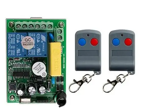 latest AC220V 2CH 10A RF Remote Control Switch System 2X Transmitter + 1 X Receiver 2ch relay smart home z-wave
latest AC220V 2CH 10A RF Remote Control Switch System 2X Transmitter + 1 X Receiver 2ch relay smart home z-wave