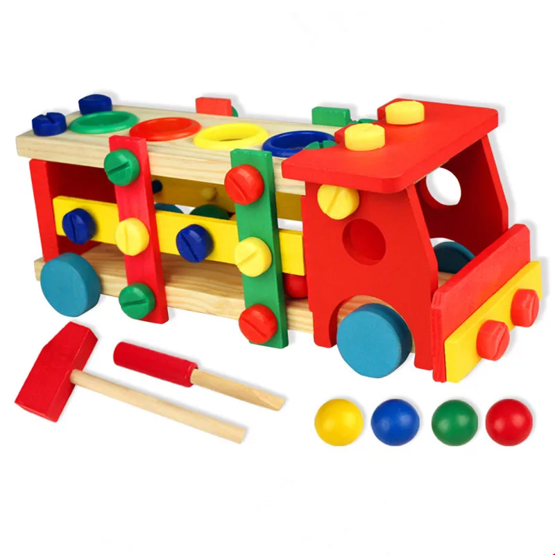 New multifunctional Educational Wooden Toy Disassembly Screw Nut Vehicle Car Knock Ball Developmental Baby Puzzle Toys Gift
New multifunctional Educational Wooden Toy Disassembly Screw Nut Vehicle Car Knock Ball Developmental Baby Puzzle Toys Gift