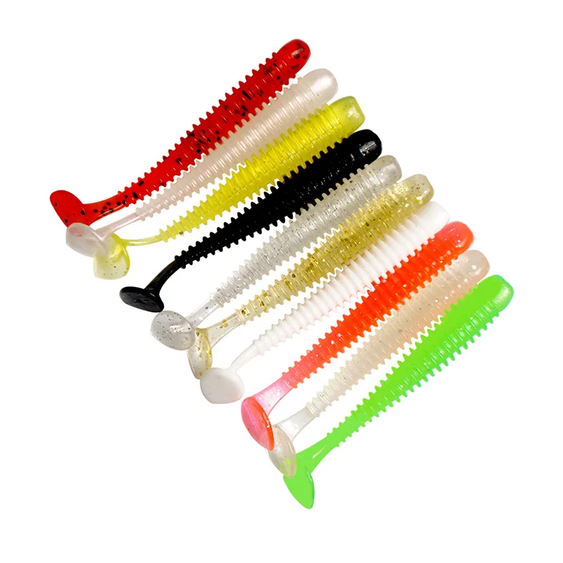 7cm/6g Fishing Soft Lure Bait Sea Cucumber Paddle T-Tail Single Tails Grub Worm Glow Fish Accessories
7cm/6g Fishing Soft Lure Bait Sea Cucumber Paddle T-Tail Single Tails Grub Worm Glow Fish Accessories