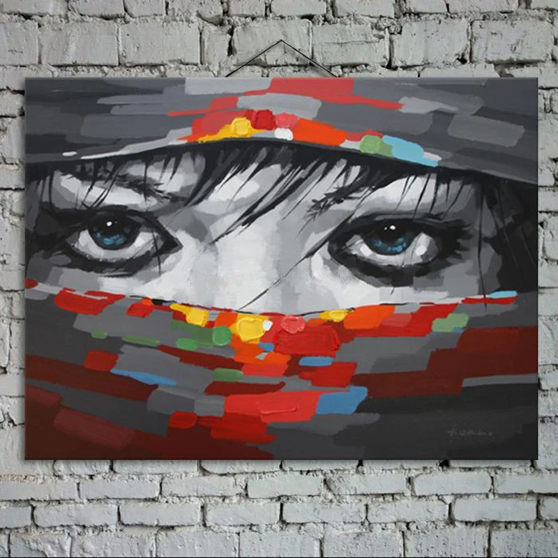 100% Hand Painted Palette Knife Figure Oil Painting On Canvas Charming Eye Wall Art Picture For Living Room Stretched On Wooden
100% Hand Painted Palette Knife Figure Oil Painting On Canvas Charming Eye Wall Art Picture For Living Room Stretched On Wooden