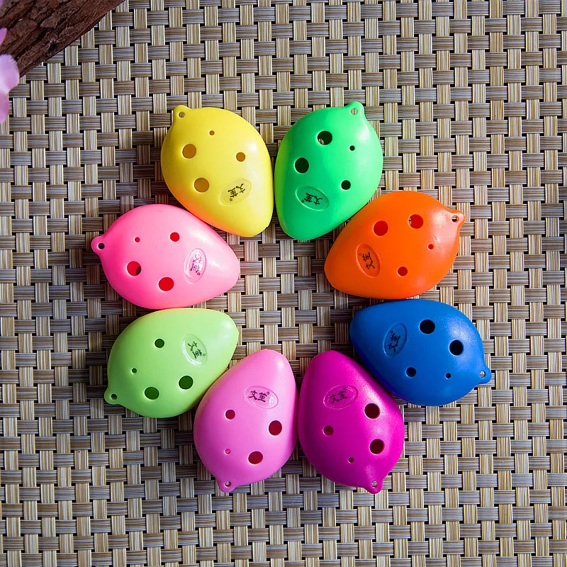 Ocarina 6 отверстий шестигранное пластиковое высокое C ocarina SC регулируемое оптовая
