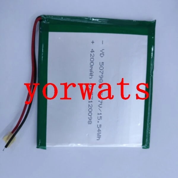 New Hot A Rechargeable Li-ion Cell 3.7V polymer lithium battery 507987 mobile power Tablet PC charging treasure DIY
New Hot A Rechargeable Li-ion Cell 3.7V polymer lithium battery 507987 mobile power Tablet PC charging treasure DIY