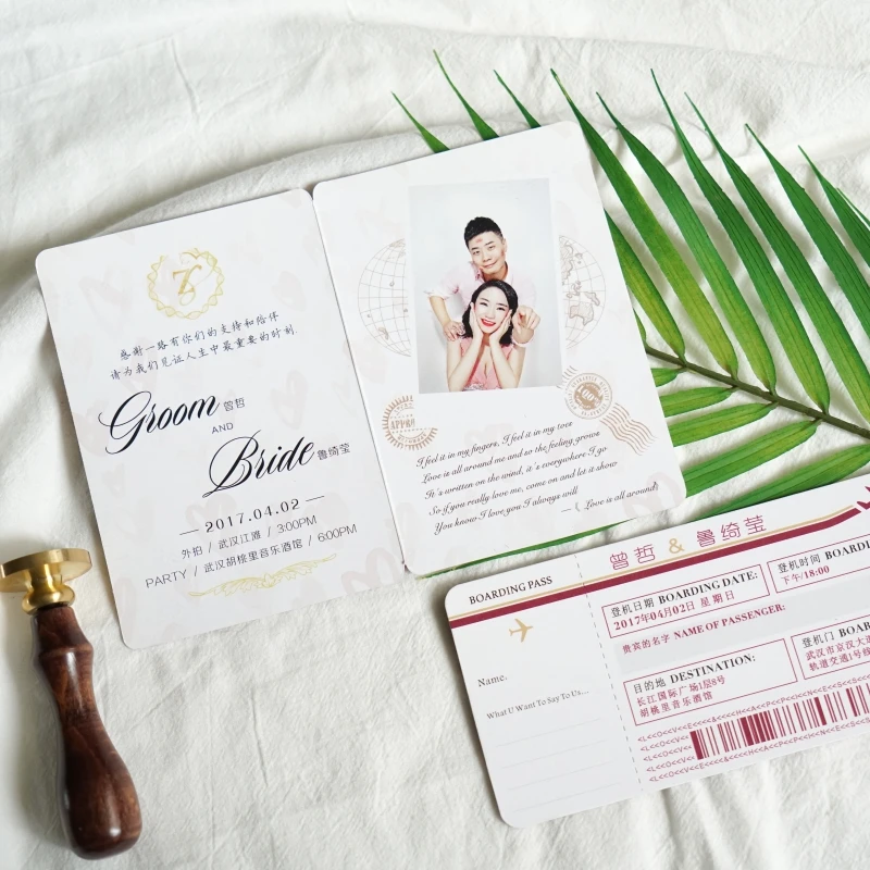 Free shipping 30pcs Passport ticket shaped photo name letter Valentine's Day Postcard Greeting Gift Wedding Invitations Card
Free shipping 30pcs Passport ticket shaped photo name letter Valentine's Day Postcard Greeting Gift Wedding Invitations Card