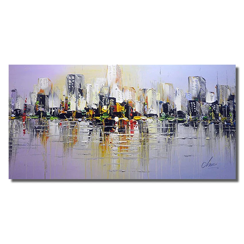 Skilled Artist Handmade High Quality Abstract city building Oil Painting on Canvas Abstract Knife picture for home decoration
Skilled Artist Handmade High Quality Abstract city building Oil Painting on Canvas Abstract Knife picture for home decoration