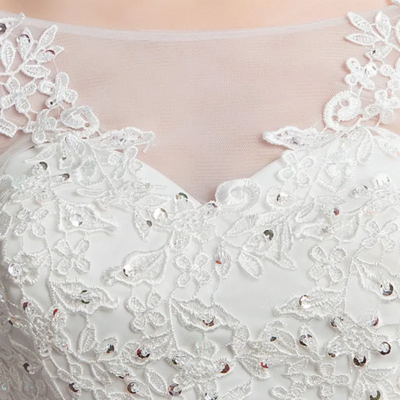 Женское свадебное платье meghan markle элегантное бальное с коротким рукавом и круглым