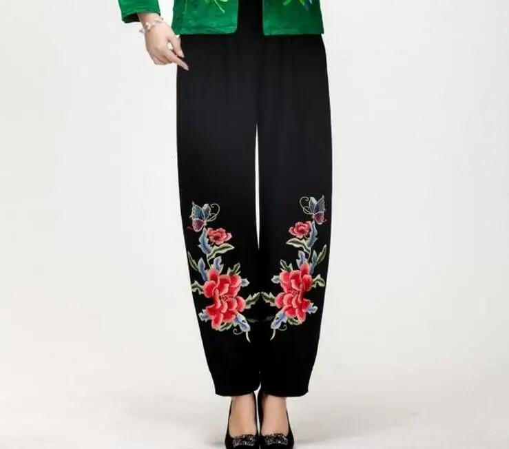 XL-4XL Hot / Spring Women New Fashion Big Yards Tall Waist Embroidery Straight Leg Pants
XL-4XL Hot / Spring Women New Fashion Big Yards Tall Waist Embroidery Straight Leg Pants