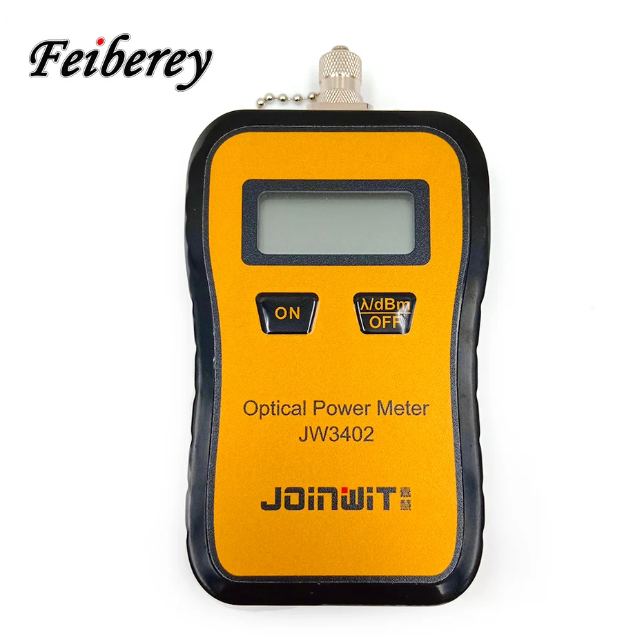 Ultra Thin -50 26dBm Optical Power Meter JW3402C Portable Mini Size Fiber Optic Measurement OPM Tool Working in 800 ~ 1700 nm
Ultra Thin -50 26dBm Optical Power Meter JW3402C Portable Mini Size Fiber Optic Measurement OPM Tool Working in 800 ~ 1700 nm