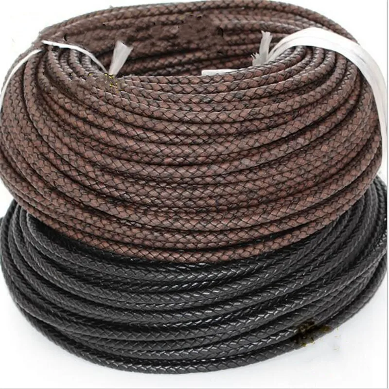 1Meter 6mm Round Genuine Braided Leather Jewelry Neck Cord Cow Rope For DIY Bracelets Necklace Making Supplies Ornaments Charm
1Meter 6mm Round Genuine Braided Leather Jewelry Neck Cord Cow Rope For DIY Bracelets Necklace Making Supplies Ornaments Charm