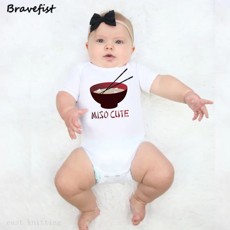 Tableware MISO CUTE Print Newborn Bodysuits Short Sleeve Children Outfits Infant Boys Girl Summer Clothing Jumpsuits 0-2Y Onesie
Tableware MISO CUTE Print Newborn Bodysuits Short Sleeve Children Outfits Infant Boys Girl Summer Clothing Jumpsuits 0-2Y Onesie