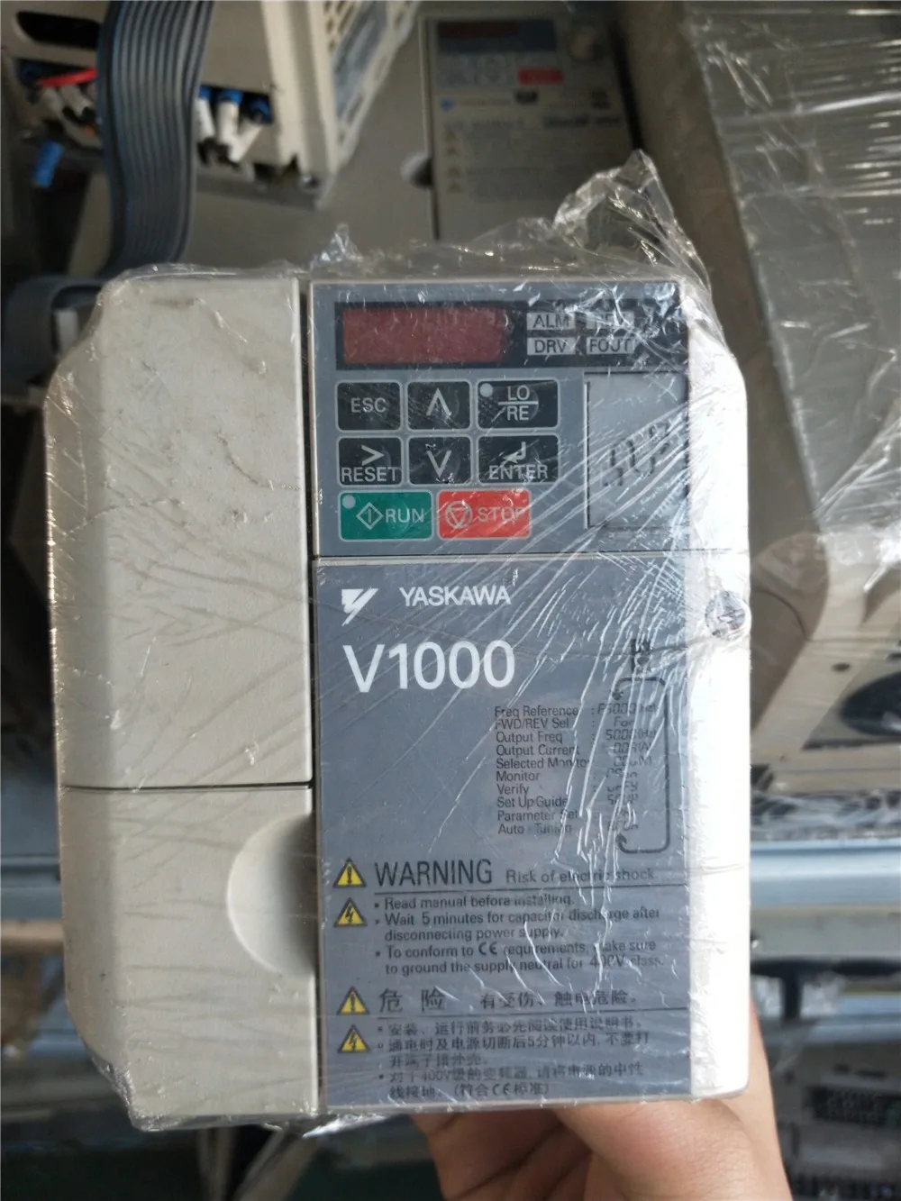 CIMR-VB4A0002BBA 0.75KW/0.4KW 380V inverter Good appearance , 90% new ,90 days warranty , in stock free shipping
CIMR-VB4A0002BBA 0.75KW/0.4KW 380V inverter Good appearance , 90% new ,90 days warranty , in stock free shipping