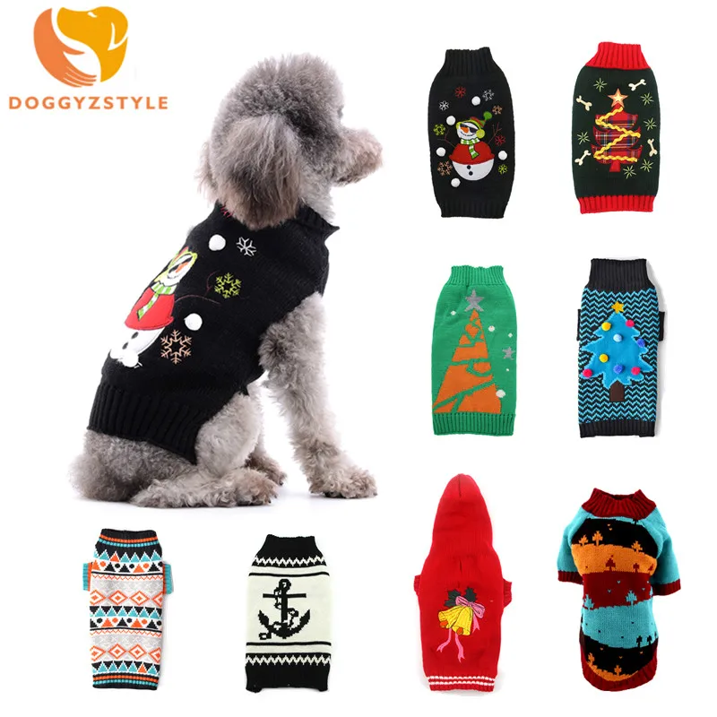 DOGGYZSTYLE Christmas Winter Dog Clothes Sweater Pullovers Jumper Coat For Small Medium Large Dogs Chihuahua XS-XL
DOGGYZSTYLE Christmas Winter Dog Clothes Sweater Pullovers Jumper Coat For Small Medium Large Dogs Chihuahua XS-XL