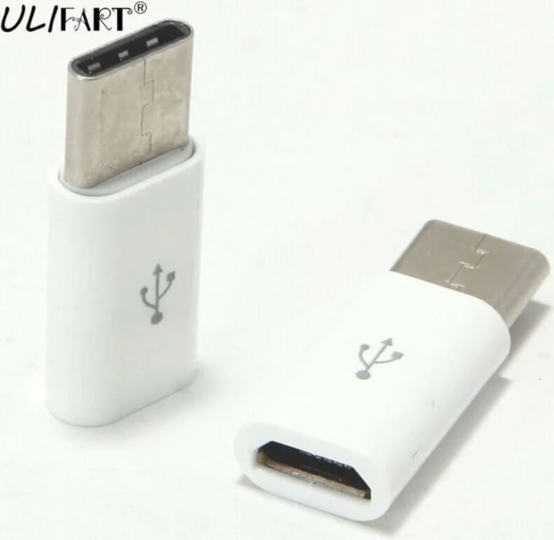 ULIFART High Quality USB 3.1 Connector Type-C Male to Micro USB 2.0 Female Converter Data Adapter For Macbook MI6
ULIFART High Quality USB 3.1 Connector Type-C Male to Micro USB 2.0 Female Converter Data Adapter For Macbook MI6