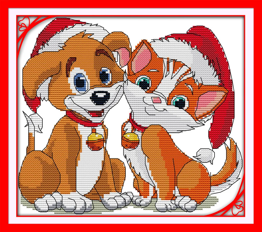 Together for Christmas cross stitch kit lovers Aida count 18ct 14ct 11ct print embroidery DIY handmade needlework supplies bag
Together for Christmas cross stitch kit lovers Aida count 18ct 14ct 11ct print embroidery DIY handmade needlework supplies bag