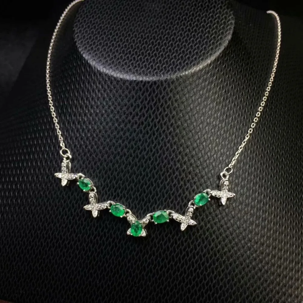 SHILOVEM 925 sterling silver real Natural Emerald Pendants classic fine Jewelry women wedding wholesale new 3*4mm dlp030401agml
SHILOVEM 925 sterling silver real Natural Emerald Pendants classic fine Jewelry women wedding wholesale new 3*4mm dlp030401agml