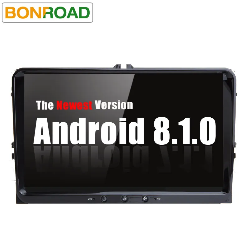 Bonroad Android 8.1.0 Allwinner T8 Octa Core 9 ''для Skoda VW Golf 6 Tiguan радио GPS навигация видео плеер Wi Fi