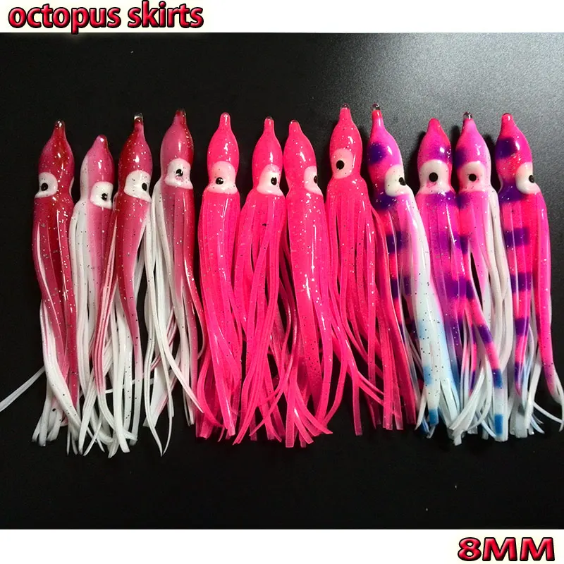 2017 mixed 3color artificial bait skirt octopus saltwater fishing lure length is 8CM number:12pcs/lot
2017 mixed 3color artificial bait skirt octopus saltwater fishing lure length is 8CM number:12pcs/lot